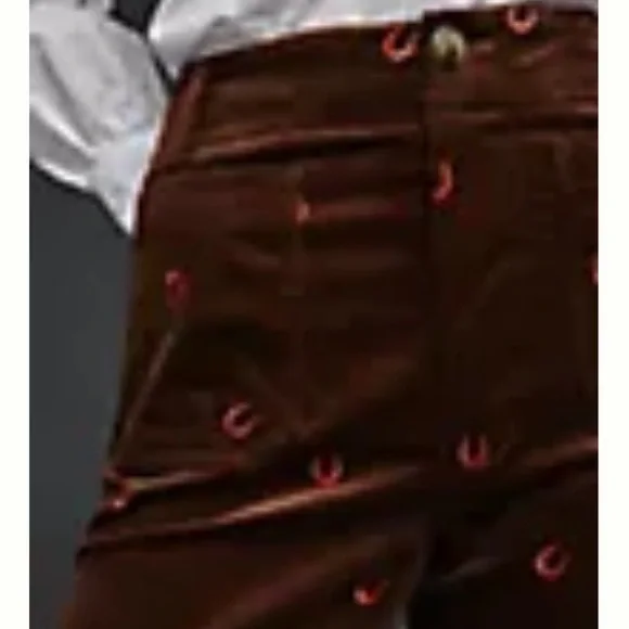 Maeve The Colette Corduroy Wide-Leg Crop Pants - Picture 4 of 5